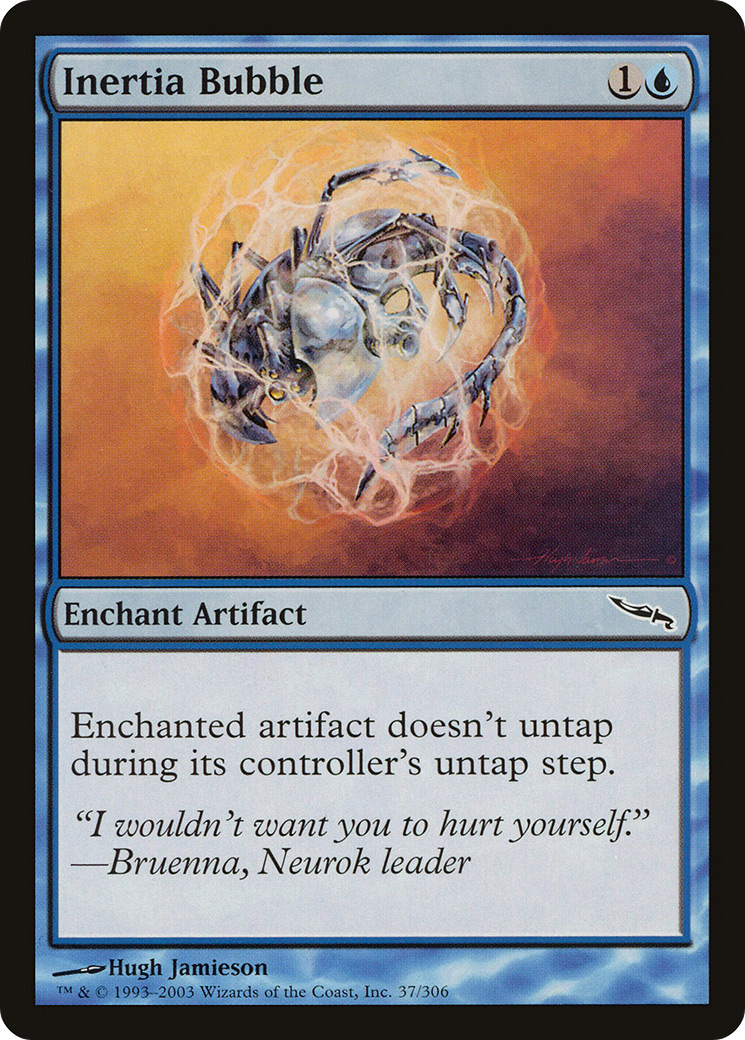 Inertia Bubble (MRD-037) [Mirrodin] Foil MTG Single Wizards of the Coast