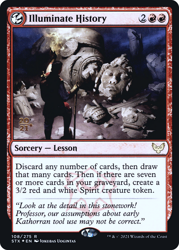 Illuminate History (PRE-108S) [Strixhaven: School of Mages Promos] Foil MTG Single Wizards of the Coast
