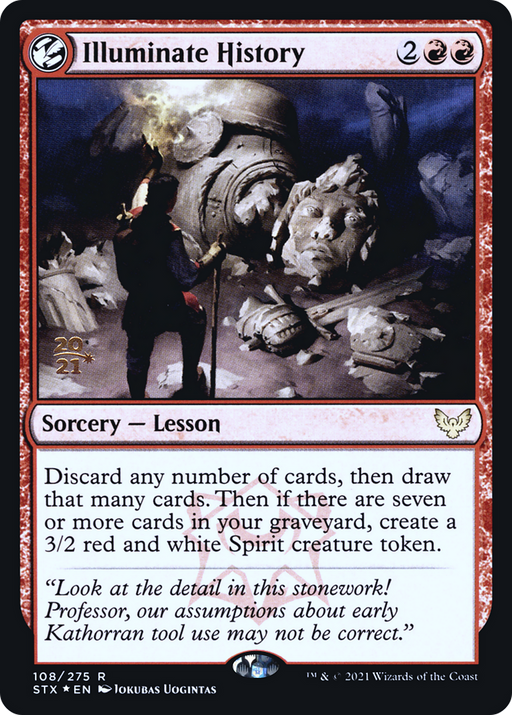 Illuminate History (PRE-108S) [Strixhaven: School of Mages Promos] Foil MTG Single Wizards of the Coast