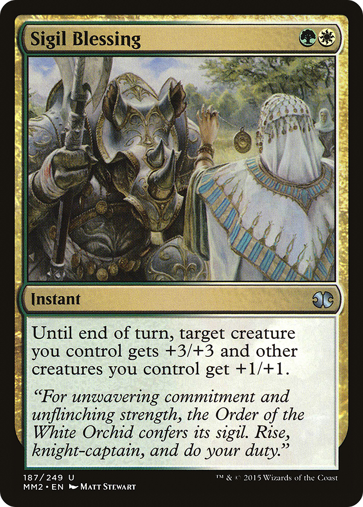 Sigil Blessing (MM2-187) [Modern Masters 2015] MTG Single Modern Masters 2015