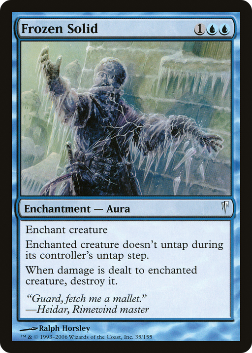 Frozen Solid (CSP-035) [Coldsnap] Foil MTG Single Wizards of the Coast