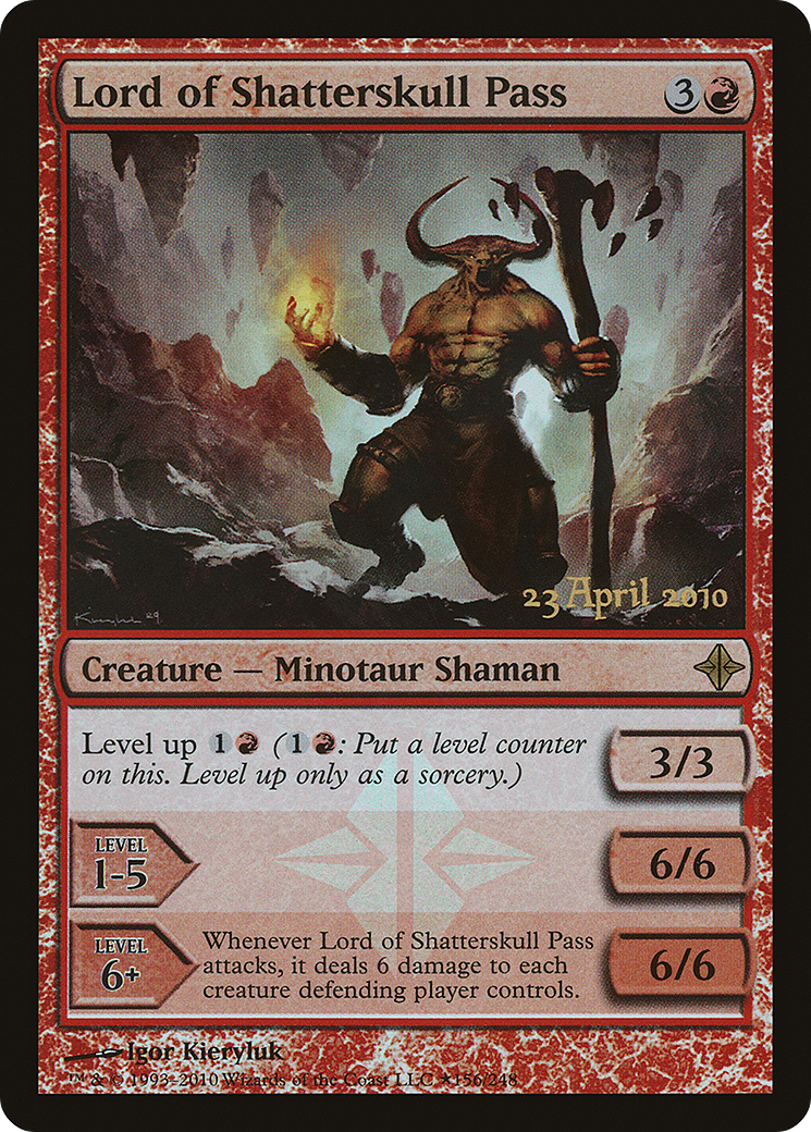 Lord of Shatterskull Pass (LARP-156) [Rise of the Eldrazi Promos] Foil MTG Single Wizards of the Coast