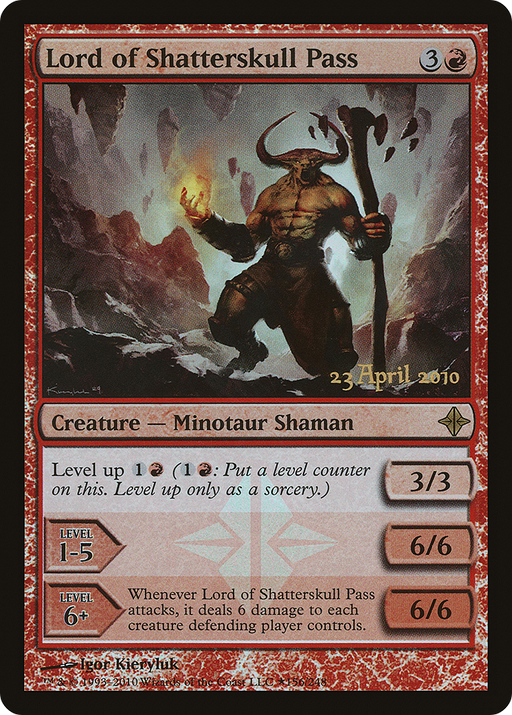 Lord of Shatterskull Pass (LARP-156) [Rise of the Eldrazi Promos] Foil MTG Single Wizards of the Coast