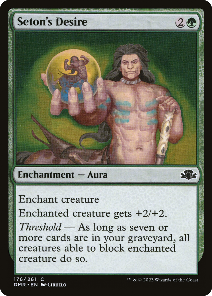 Seton's Desire (DMR-176) [Dominaria Remastered] Foil MTG Single Wizards of the Coast