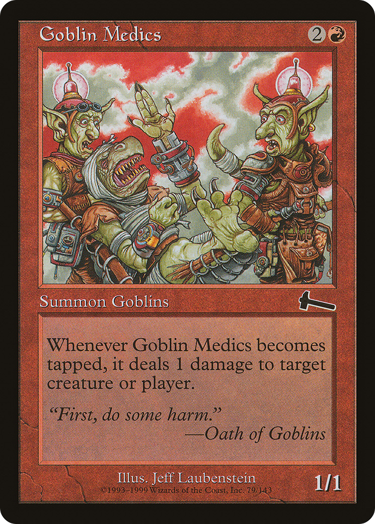 Goblin Medics (ULG-079) [Urza's Legacy] MTG Single Wizards of the Coast