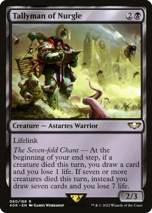 Tallyman of Nurgle (40K-060) [Warhammer 40,000 Commander] MTG Single Wizards of the Coast