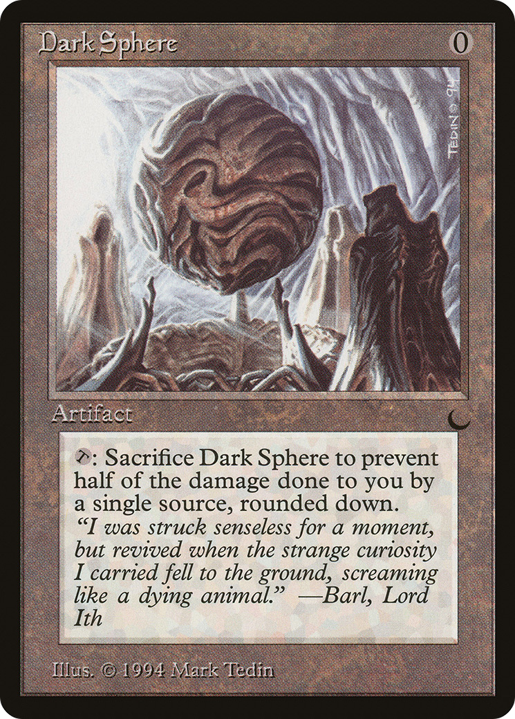 Dark Sphere (DRK-100) [Oldschool] The Dark MTG Single Wizards of the Coast
