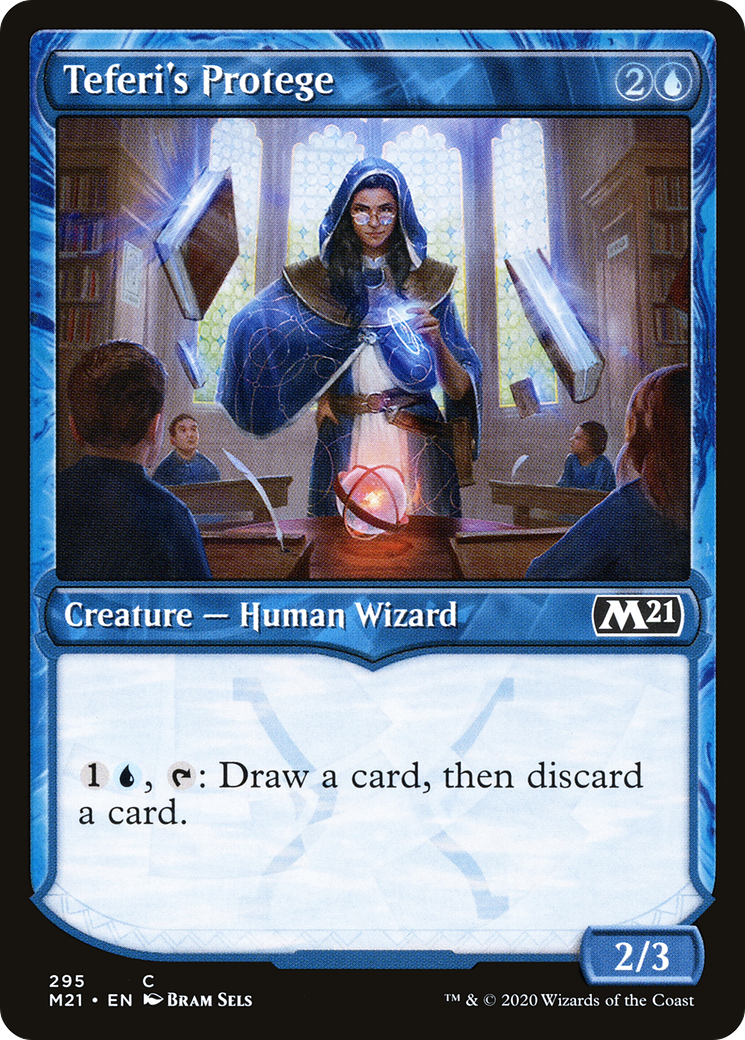 Teferi's Protege (M21-295) [Core Set 2021] (Showcase) Foil MTG Single Wizards of the Coast