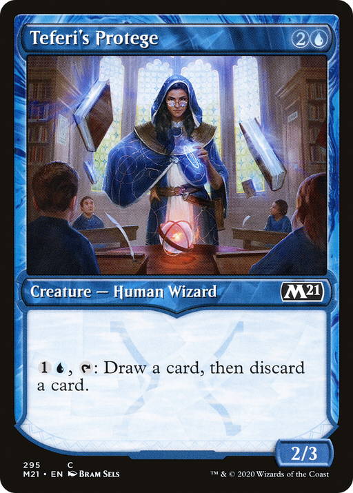 Teferi's Protege (M21-295) [Core Set 2021] (Showcase) Foil MTG Single Wizards of the Coast