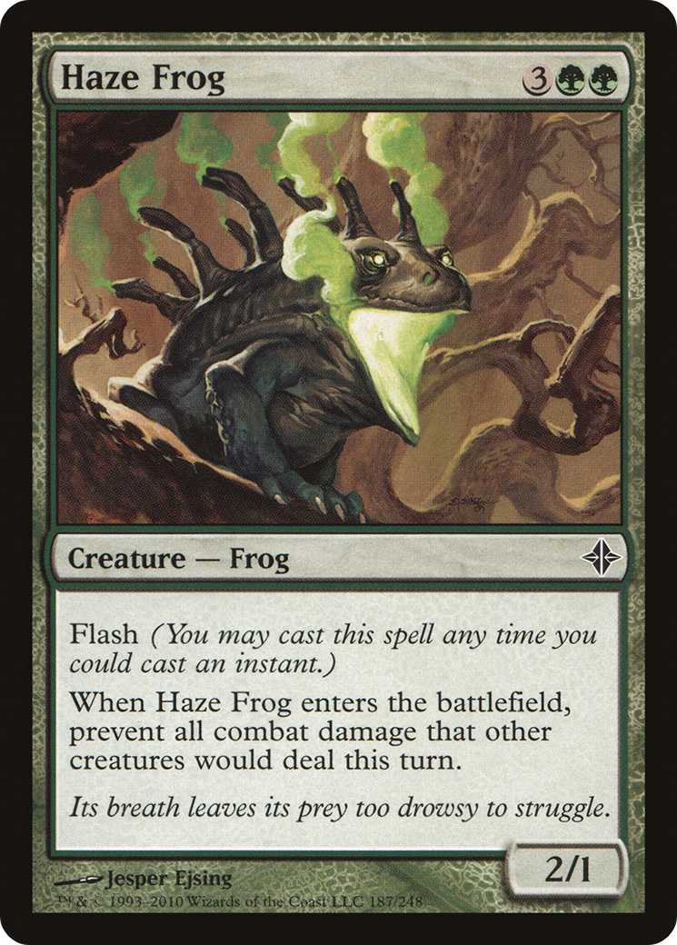 Haze Frog (ROE-187) [Rise of the Eldrazi] Foil MTG Single Wizards of the Coast