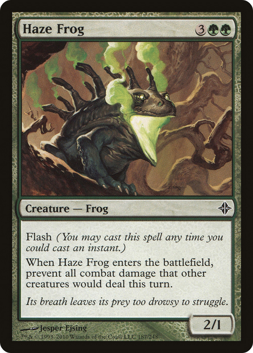 Haze Frog (ROE-187) [Rise of the Eldrazi] MTG Single Wizards of the Coast