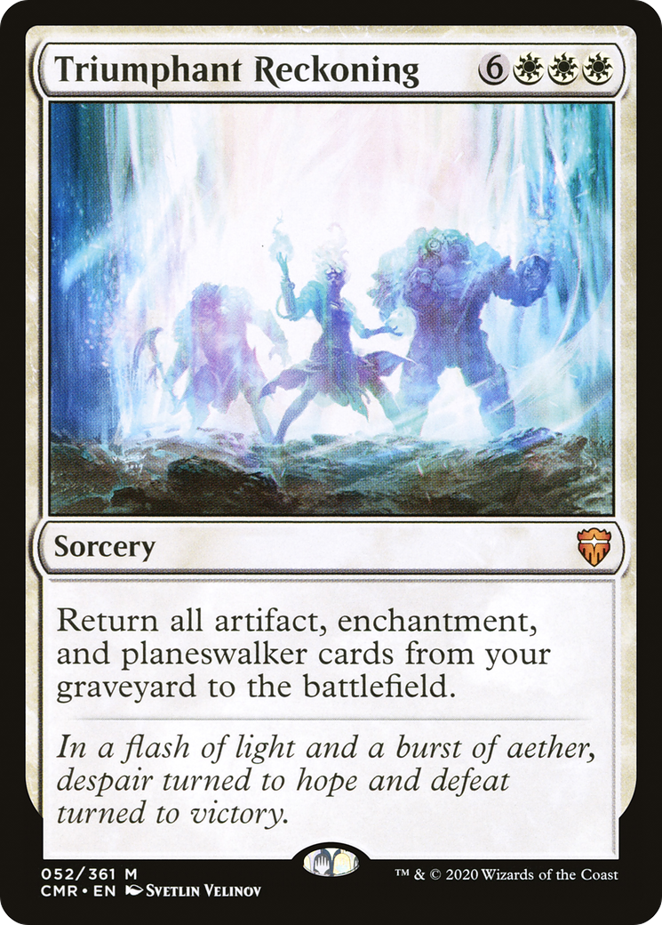 Triumphant Reckoning (CMR-052) [Commander Legends] Foil MTG Single Wizards of the Coast