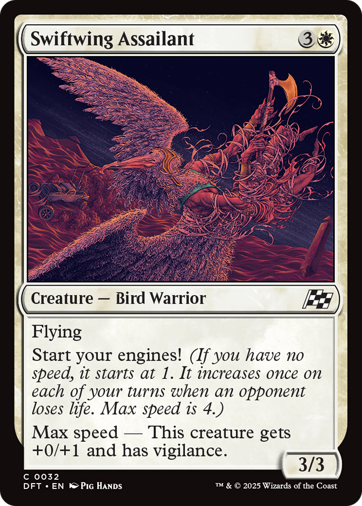 Swiftwing Assailant (DFT-032) [Aetherdrift] MTG Single Wizards of the Coast