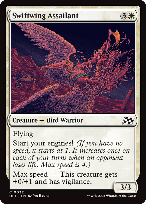 Swiftwing Assailant (DFT-032) [Aetherdrift] MTG Single Wizards of the Coast