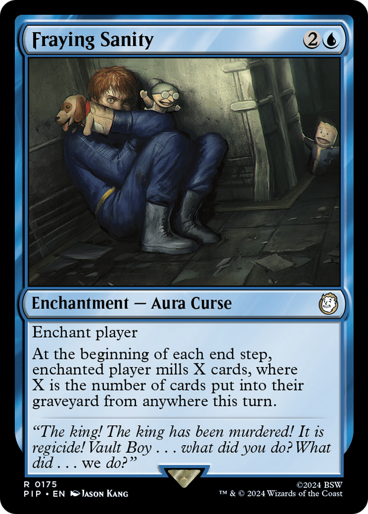 Fraying Sanity (PIP-175) [Fallout] Foil MTG Single Wizards of the Coast