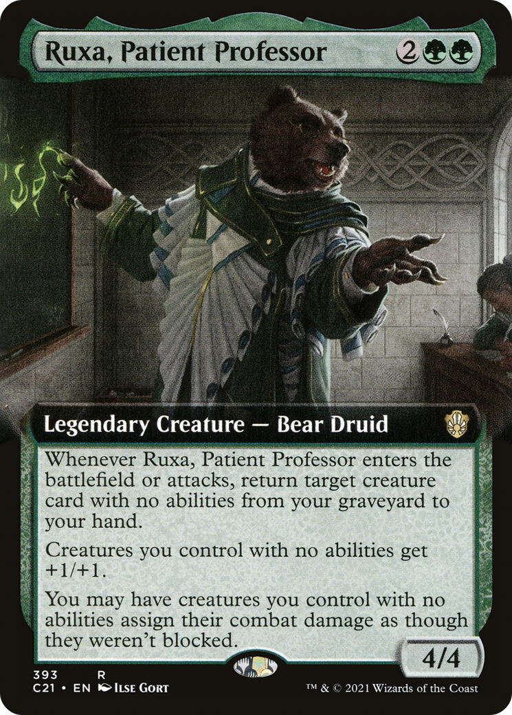 Ruxa, Patient Professor (C21-393) [Commander 2021] (Extended Art) MTG Single Wizards of the Coast