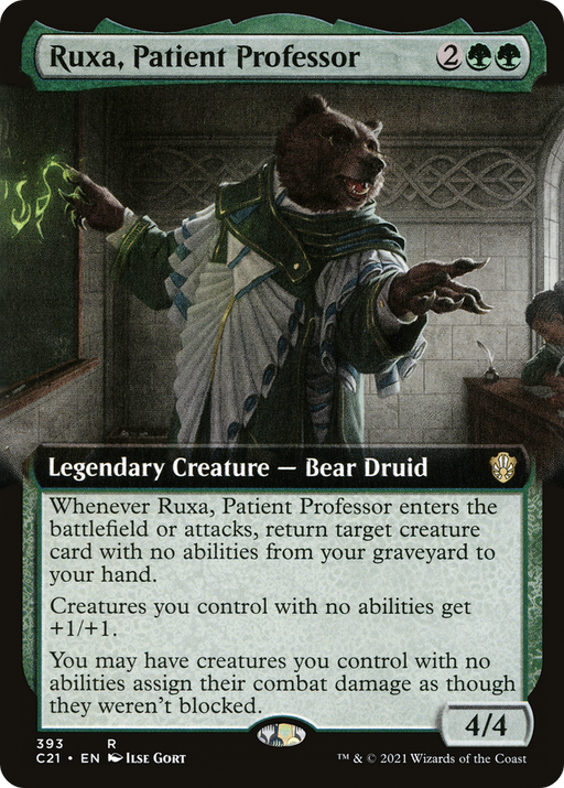 Ruxa, Patient Professor (C21-393) [Commander 2021] (Extended Art) MTG Single Wizards of the Coast
