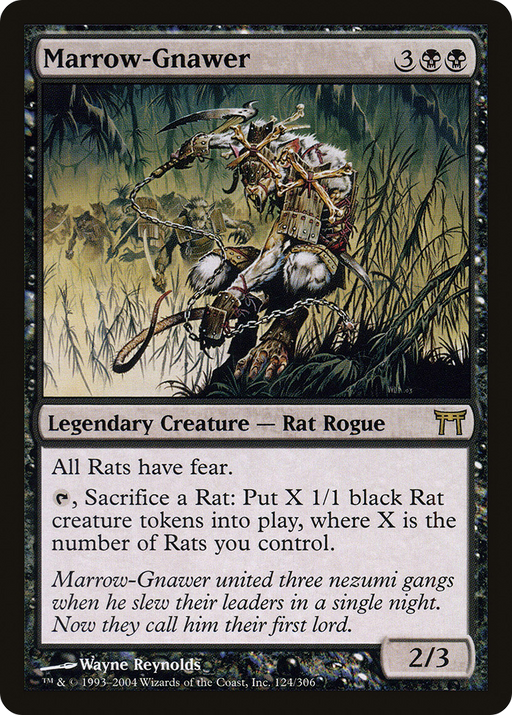 Marrow-Gnawer (CHK-124) [Champions of Kamigawa] Foil MTG Single Wizards of the Coast