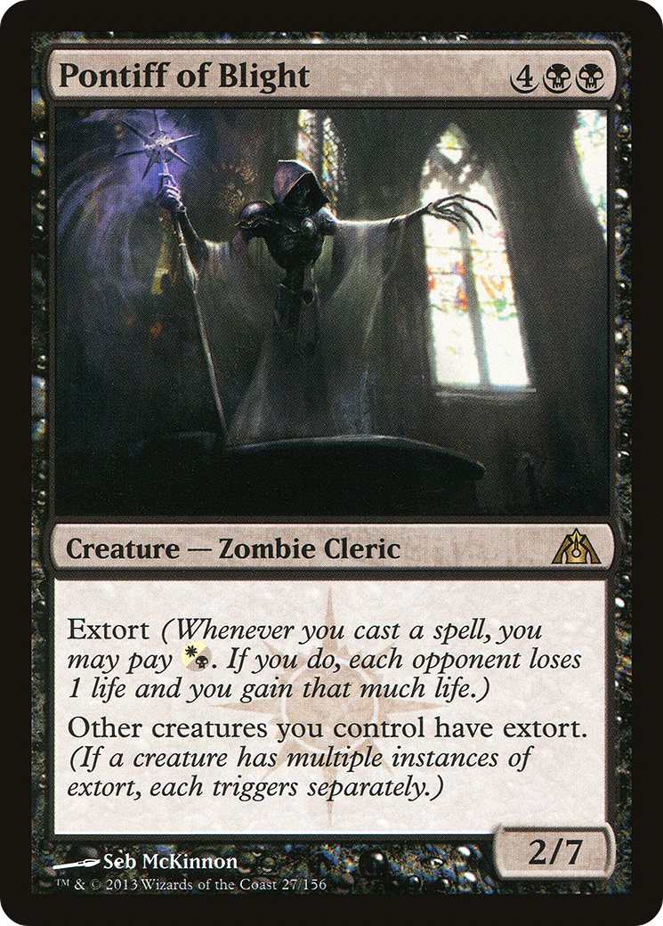Pontiff of Blight (DGM-027) [Dragon's Maze] MTG Single Wizards of the Coast