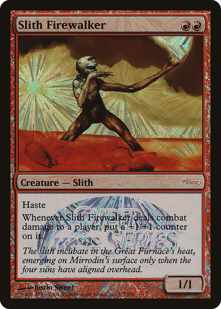 Slith Firewalker (Junior Super Series) (JSS-001) [Misc] Junior Super Series Foil MTG Single Wizards of the Coast