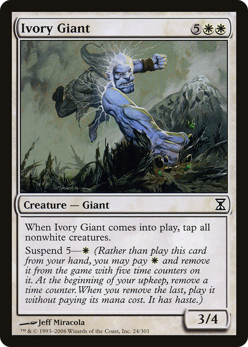 Ivory Giant (TSP-024) [Time Spiral] MTG Single Wizards of the Coast