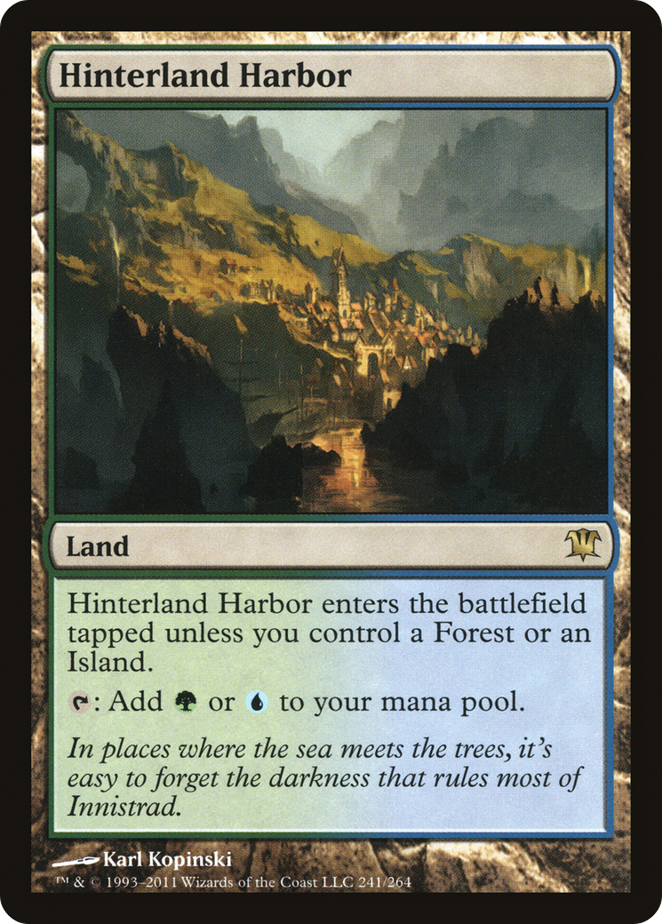 Hinterland Harbor (ISD-241) [Innistrad] Foil MTG Single Wizards of the Coast