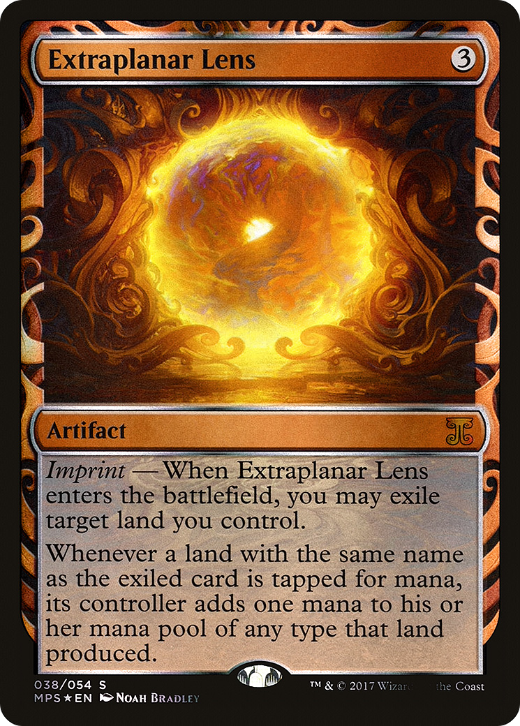 Extraplanar Lens (MPS-038) [Kaladesh Inventions] Foil MTG Single Wizards of the Coast