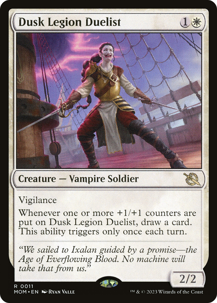 Dusk Legion Duelist (MOM-011) [March of the Machine] MTG Single Wizards of the Coast
