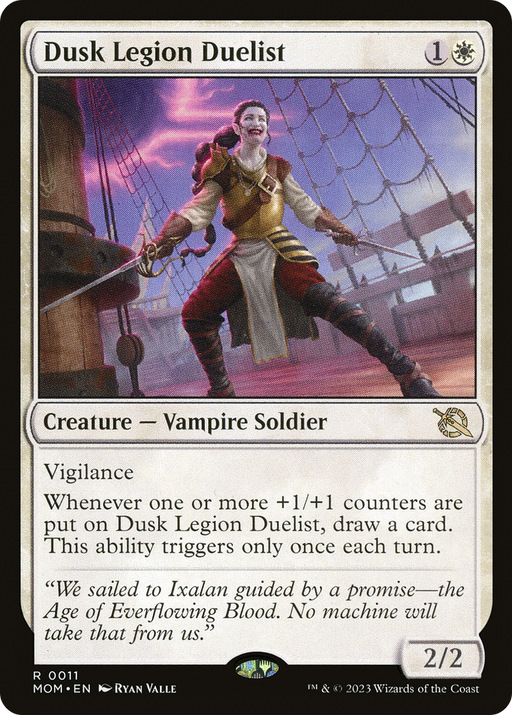 Dusk Legion Duelist (MOM-011) [March of the Machine] MTG Single Wizards of the Coast