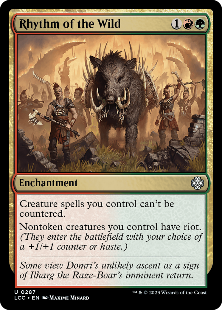 Rhythm of the Wild (LCC-287) [The Lost Caverns of Ixalan Commander] MTG Single Wizards of the Coast