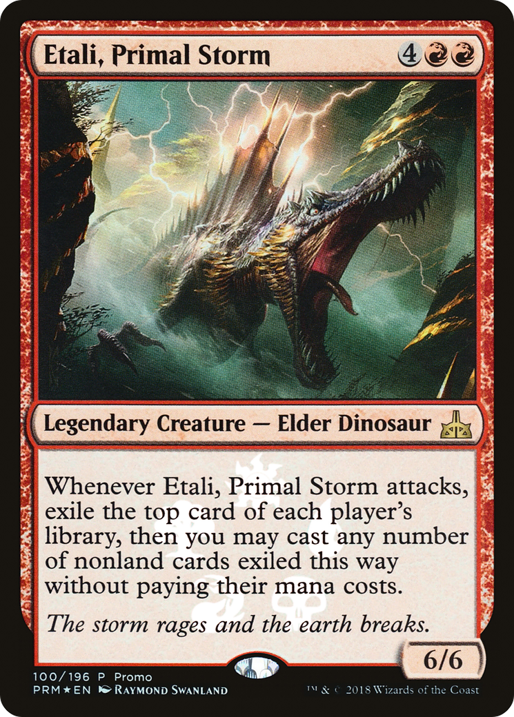 Etali, Primal Storm (MEDIA-100) [Rivals of Ixalan Promos] Foil MTG Single Wizards of the Coast