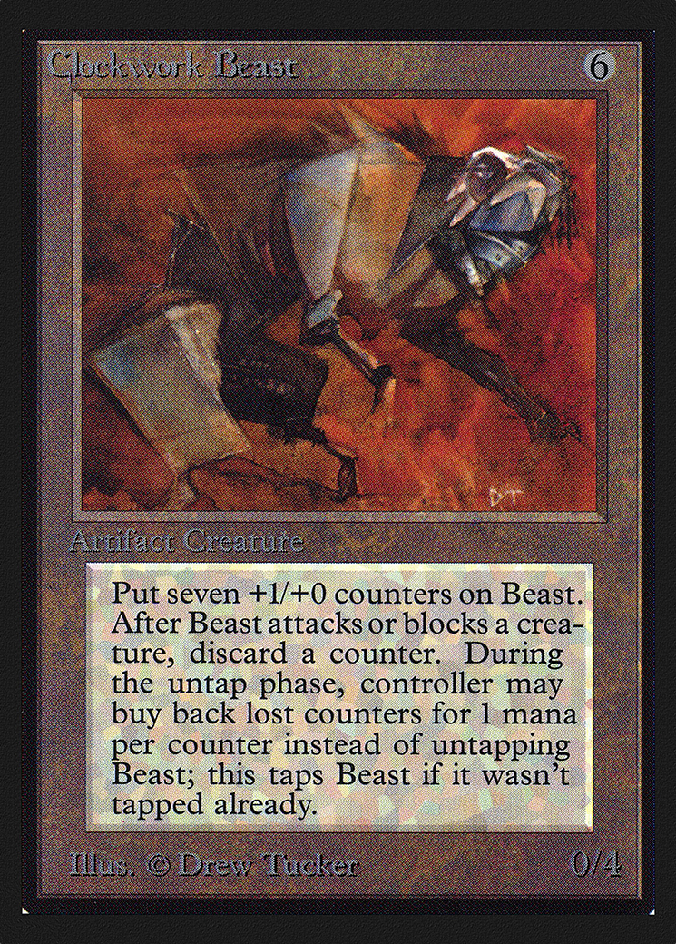 Clockwork Beast (IE) (IED-) [Intl. Collectors' Edition] MTG Single Wizards of the Coast