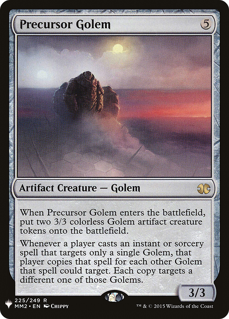 Precursor Golem (LIST-MM2-225) [Mystery Booster] The List MTG Single Wizards of the Coast