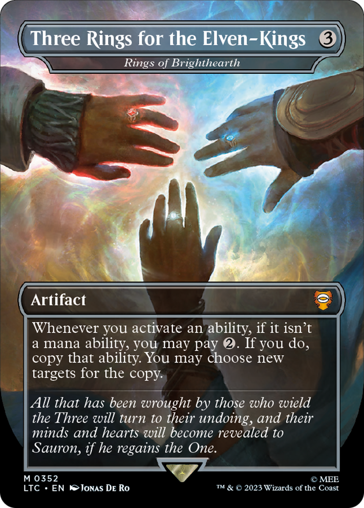 Rings of Brighthearth (LTC-352) [Tales of Middle-earth Commander] (Borderless) MTG Single Wizards of the Coast