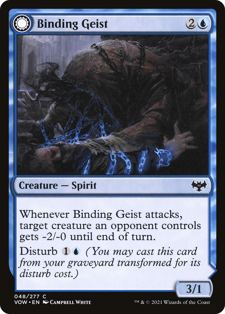 Binding Geist (VOW-048) [Innistrad: Crimson Vow] Foil MTG Single Wizards of the Coast