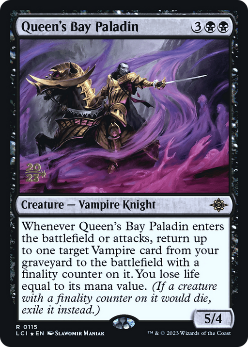 Queen's Bay Paladin (PRE-115) [The Lost Caverns of Ixalan Promos] Foil MTG Single Wizards of the Coast