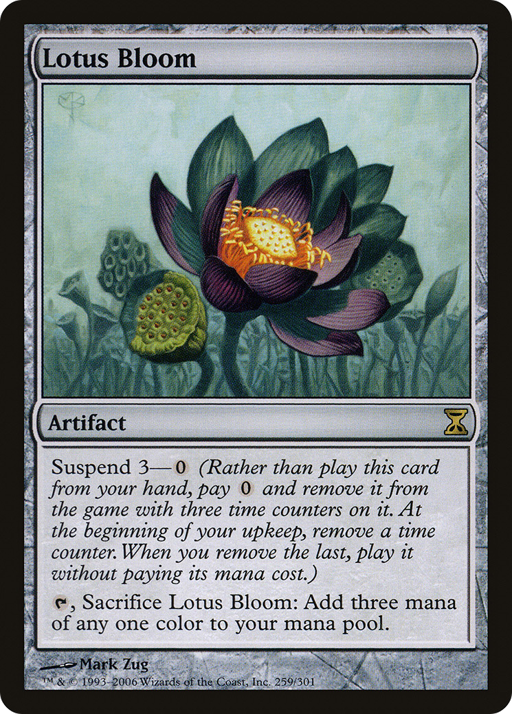 Lotus Bloom (TSP-259) [Time Spiral] Foil MTG Single Wizards of the Coast
