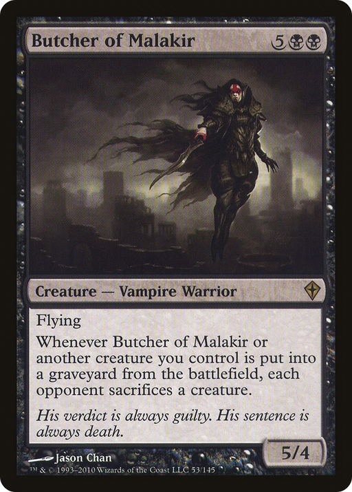 Butcher of Malakir (WWK-053) [Worldwake] MTG Single Wizards of the Coast