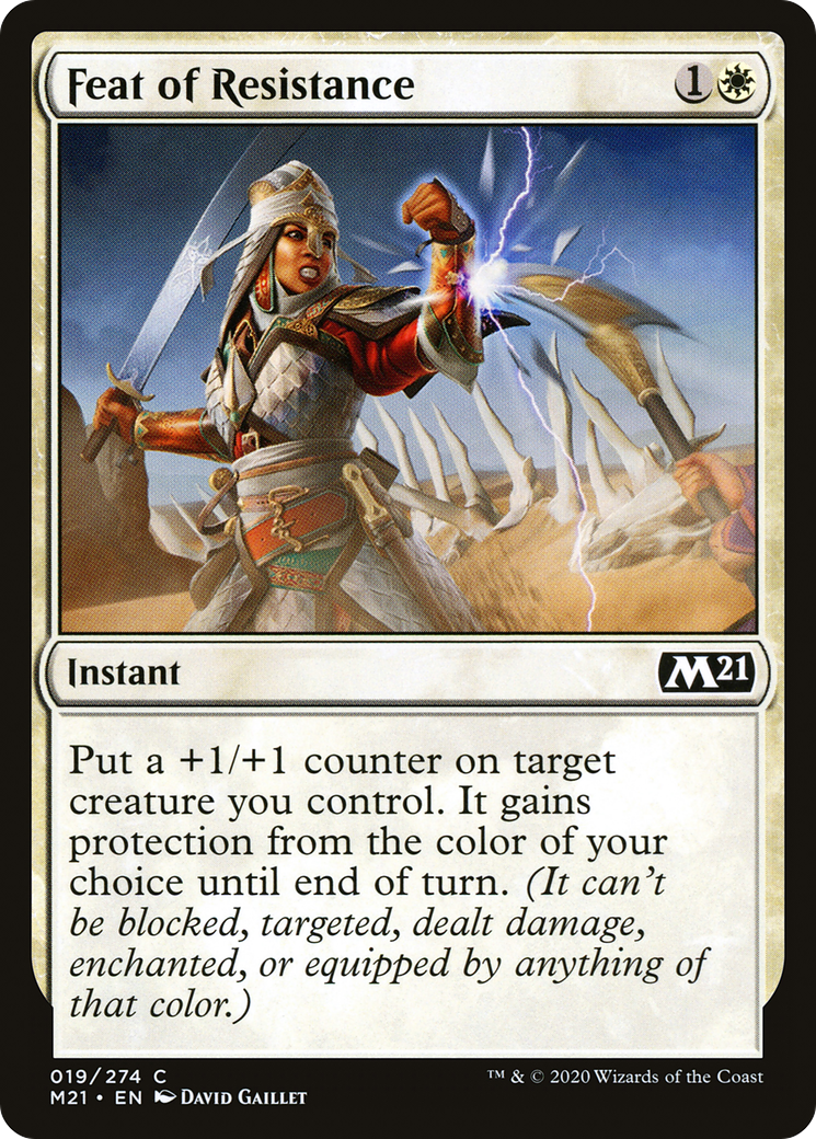 Feat of Resistance (M21-019) [Core Set 2021] MTG Single Wizards of the Coast