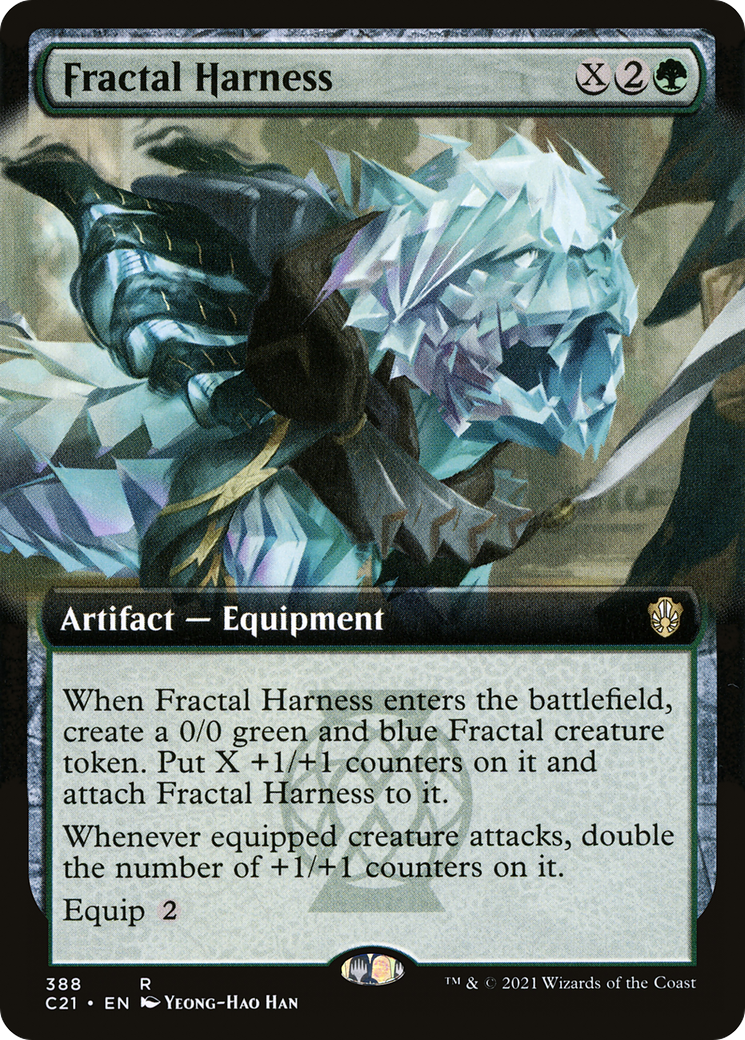 Fractal Harness (C21-388) [Commander 2021] (Extended Art) MTG Single Wizards of the Coast