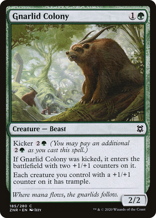 Gnarlid Colony (ZNR-185) [Zendikar Rising] MTG Single Wizards of the Coast