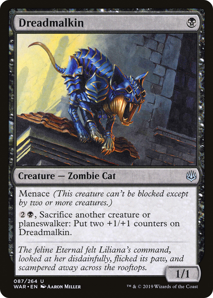Dreadmalkin (WAR-087) [War of the Spark] MTG Single Wizards of the Coast