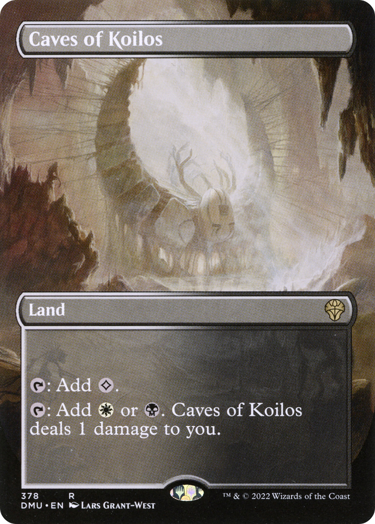 Caves of Koilos (DMU-378) [Dominaria United] (Borderless) Foil MTG Single Wizards of the Coast