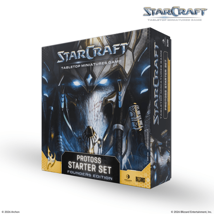 [PREORDER Q2] StarCraft: Tabletop Miniatures Game - Protoss Starter Set Founders Edition StarCraft: Tabletop Miniatures Game Archon Studio