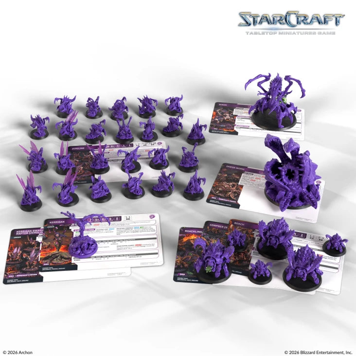 [PREORDER Q2] StarCraft: Tabletop Miniatures Game - Two Player Starter Set Founders Edition StarCraft: Tabletop Miniatures Game Archon Studio