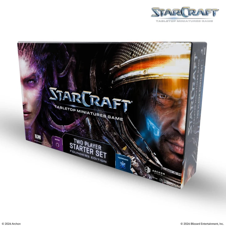 [PREORDER Q2] StarCraft: Tabletop Miniatures Game - Two Player Starter Set Founders Edition StarCraft: Tabletop Miniatures Game Archon Studio