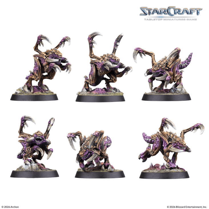 [PREORDER Q2] StarCraft: Tabletop Miniatures Game - Zerg Zerglings StarCraft: Tabletop Miniatures Game Archon Studio