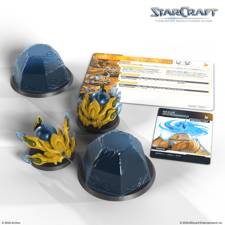 [PREORDER Q2] StarCraft: Tabletop Miniatures Game - Protoss Sentries StarCraft: Tabletop Miniatures Game Archon Studio