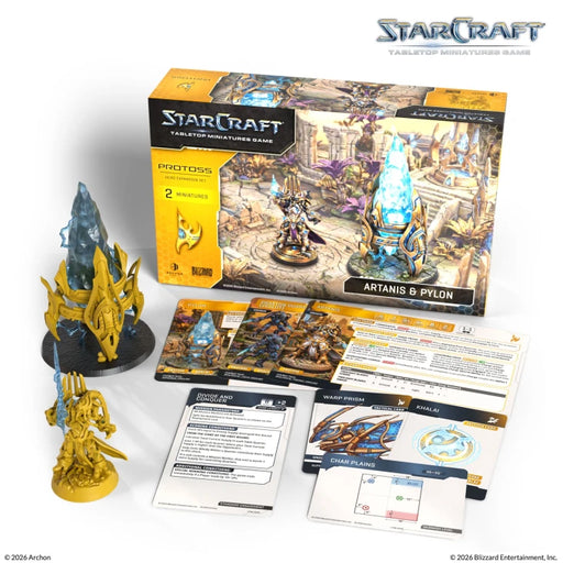 [PREORDER Q2] StarCraft: Tabletop Miniatures Game - Protoss Artanis & Pylon StarCraft: Tabletop Miniatures Game Archon Studio