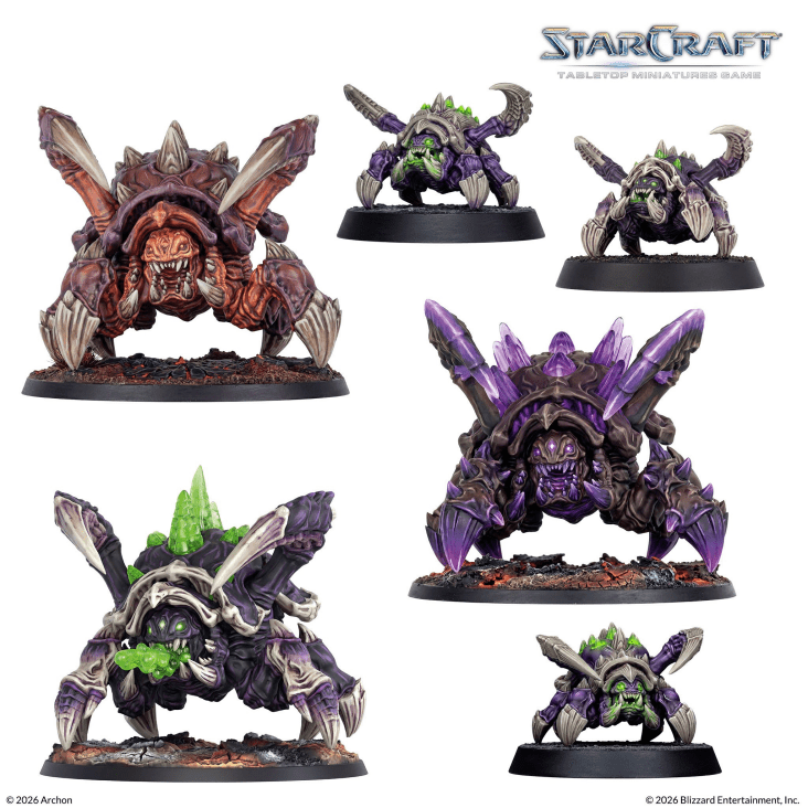 [PREORDER Q2] StarCraft: Tabletop Miniatures Game - Zerg Roaches StarCraft: Tabletop Miniatures Game Archon Studio